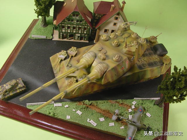 超大型巨炮坦克,陆地巡洋舰巨鼠坦克重达1000吨