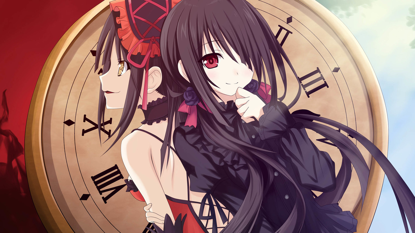 时崎狂三壁纸蓝光竖屏1920,时崎狂三动漫美图壁纸