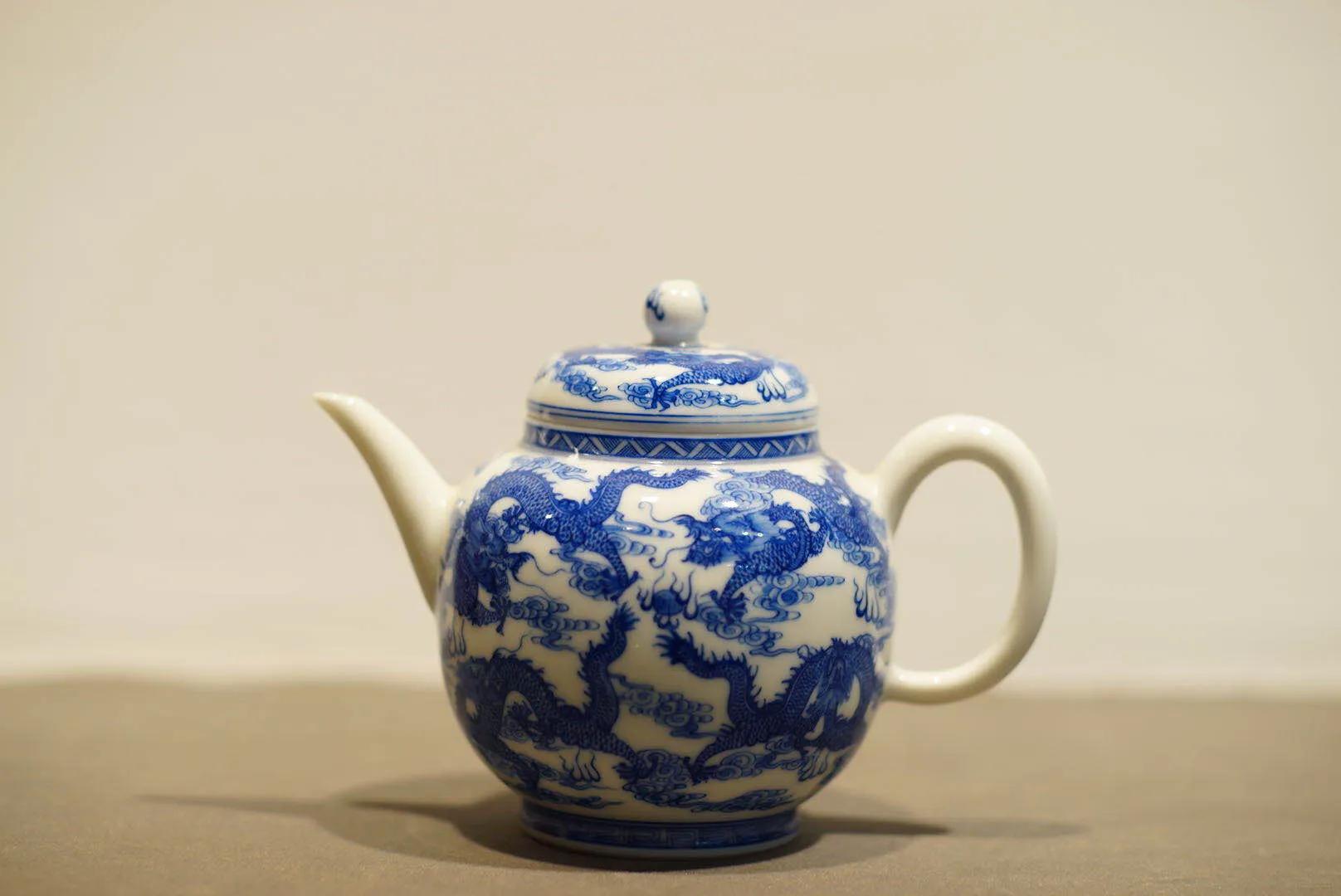 锦香亭青花瓷器,博物馆青花瓷器