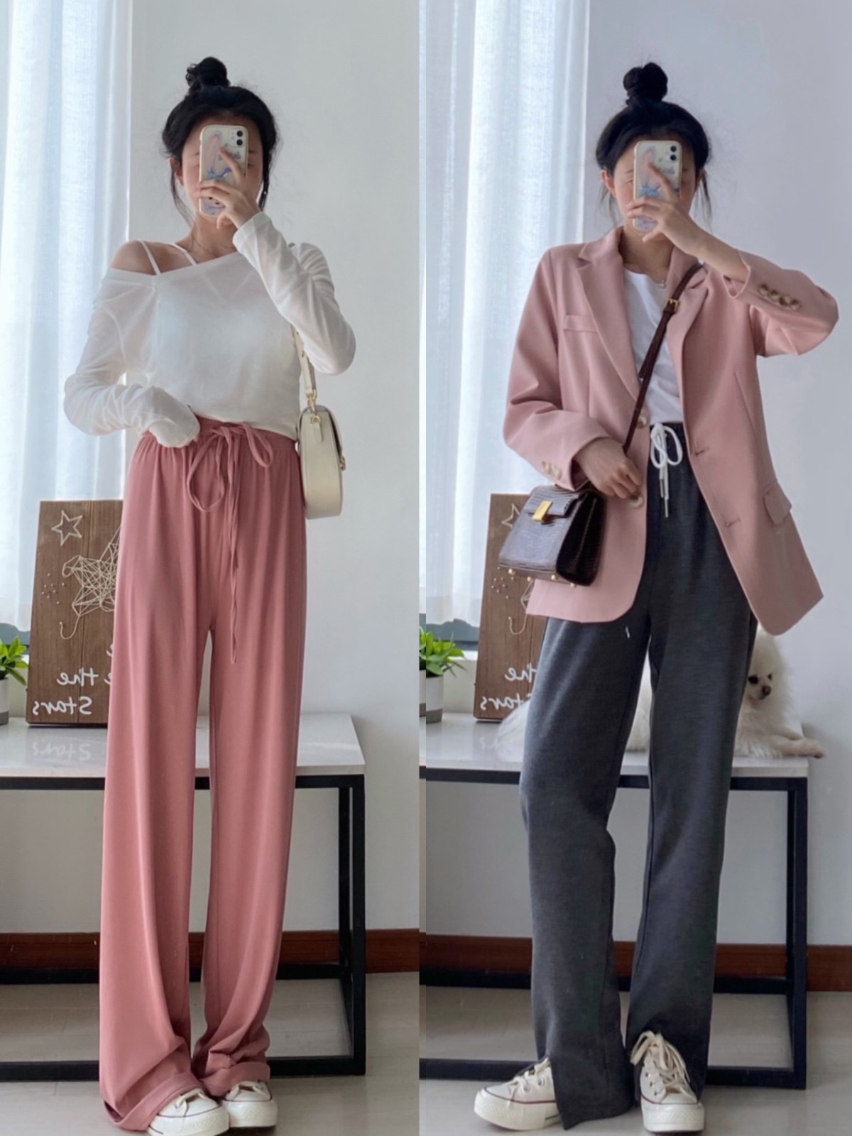 阔腿裤夏天配什么t恤衫好看,夏天阔腿裤搭配什么t恤好看