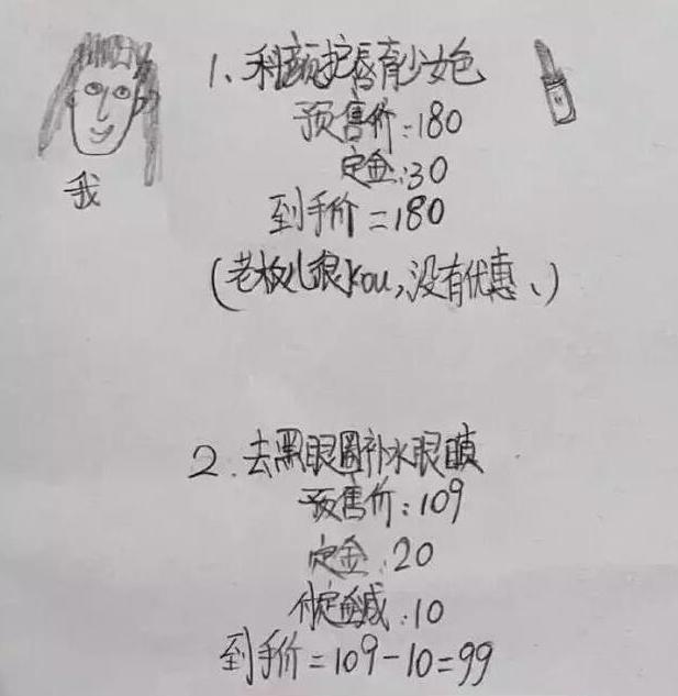 5岁孩子购物车,小学生购物清单和购物感受