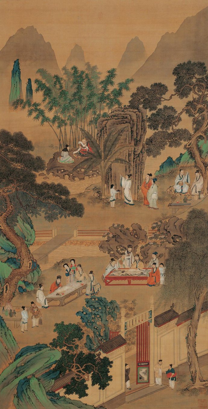 明代四大家仇英重彩画作品欣赏,仇英十大传世名画图文