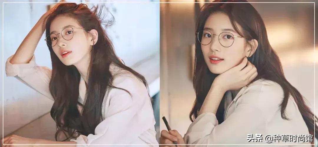 羊毛卷头发t恤穿搭,夏季烫羊毛卷穿搭