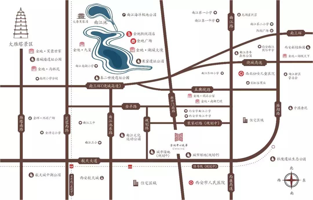 曲江板块分析,曲江二期板块和航天二期板块