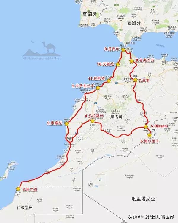 免签国家摩洛哥,摩洛哥撒哈拉沙漠与三毛