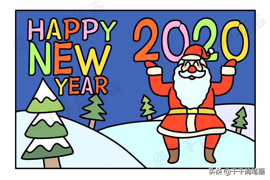 鼠年里的春节来了我们该怎么画,2022年鼠年怎么画才好看