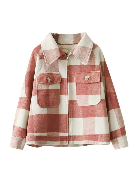 毛呢香风短款外套女秋冬最新款,中款毛呢外套穿搭短款