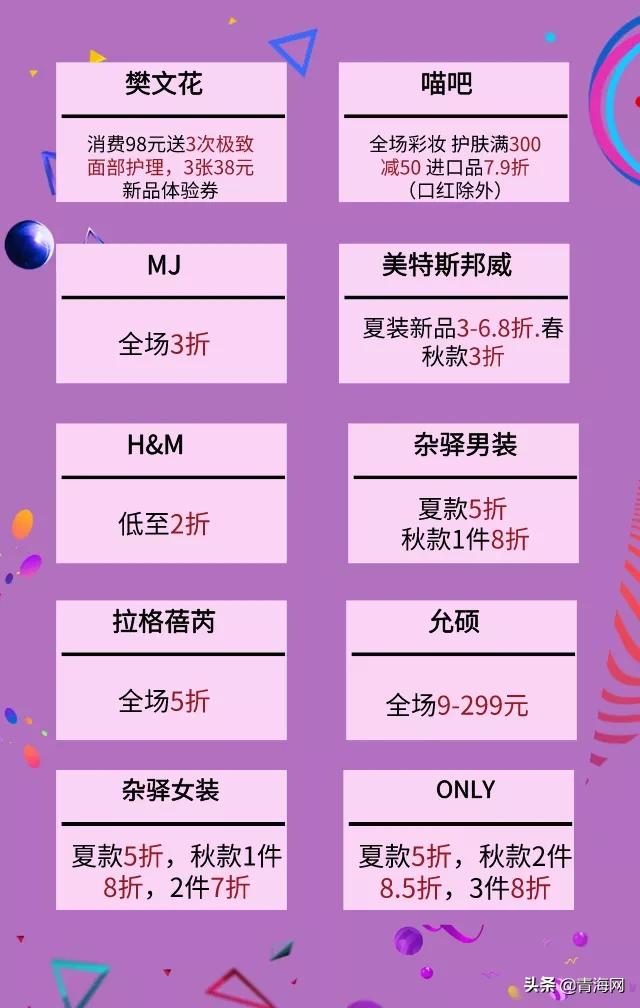 西宁这家“超人气商场”太太太太大方！28家零售2折起...