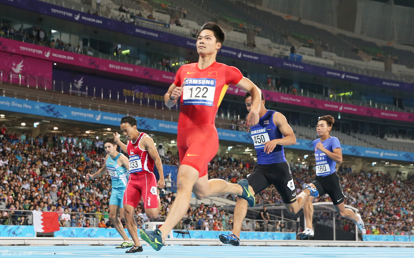 苏炳添谢震业4x100米亚运会,苏炳添打碎谢震业的9.97纪录
