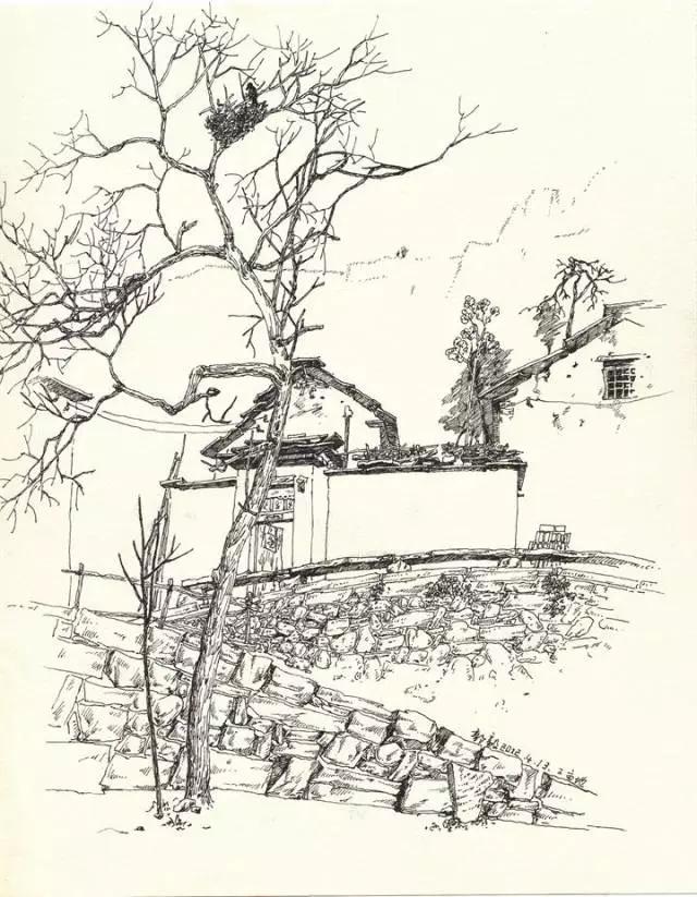 速写风景画入门教程,风景速写无调子图文