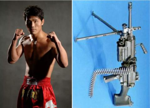 中国格斗七把战场兵器，死神方便是机关枪
