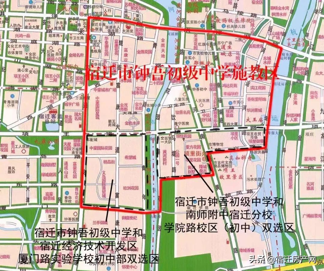 钟吾学区房划分,钟英中学学区怎么划分