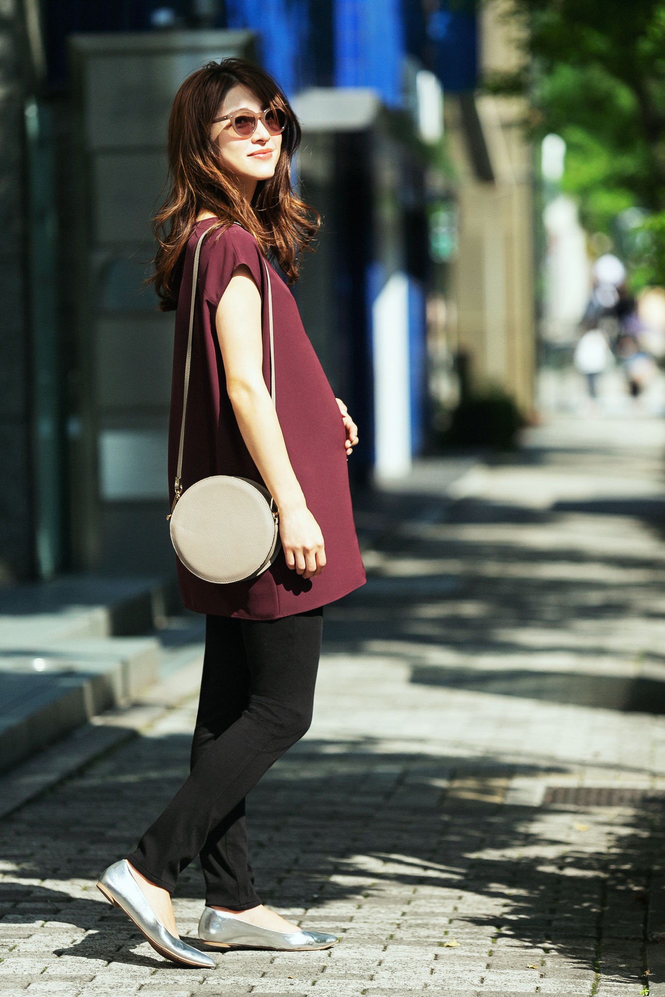 孕妇装后期秋季穿搭,孕期穿搭不显怀夏季