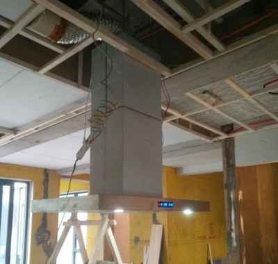 全屋定制烟机吊柜设计,油烟机与柜子齐平怎么设计柜子