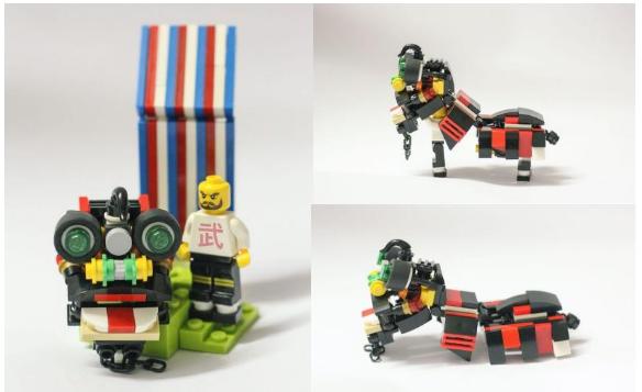 乐高再现中国非遗文化：舞狮还有南北之分？