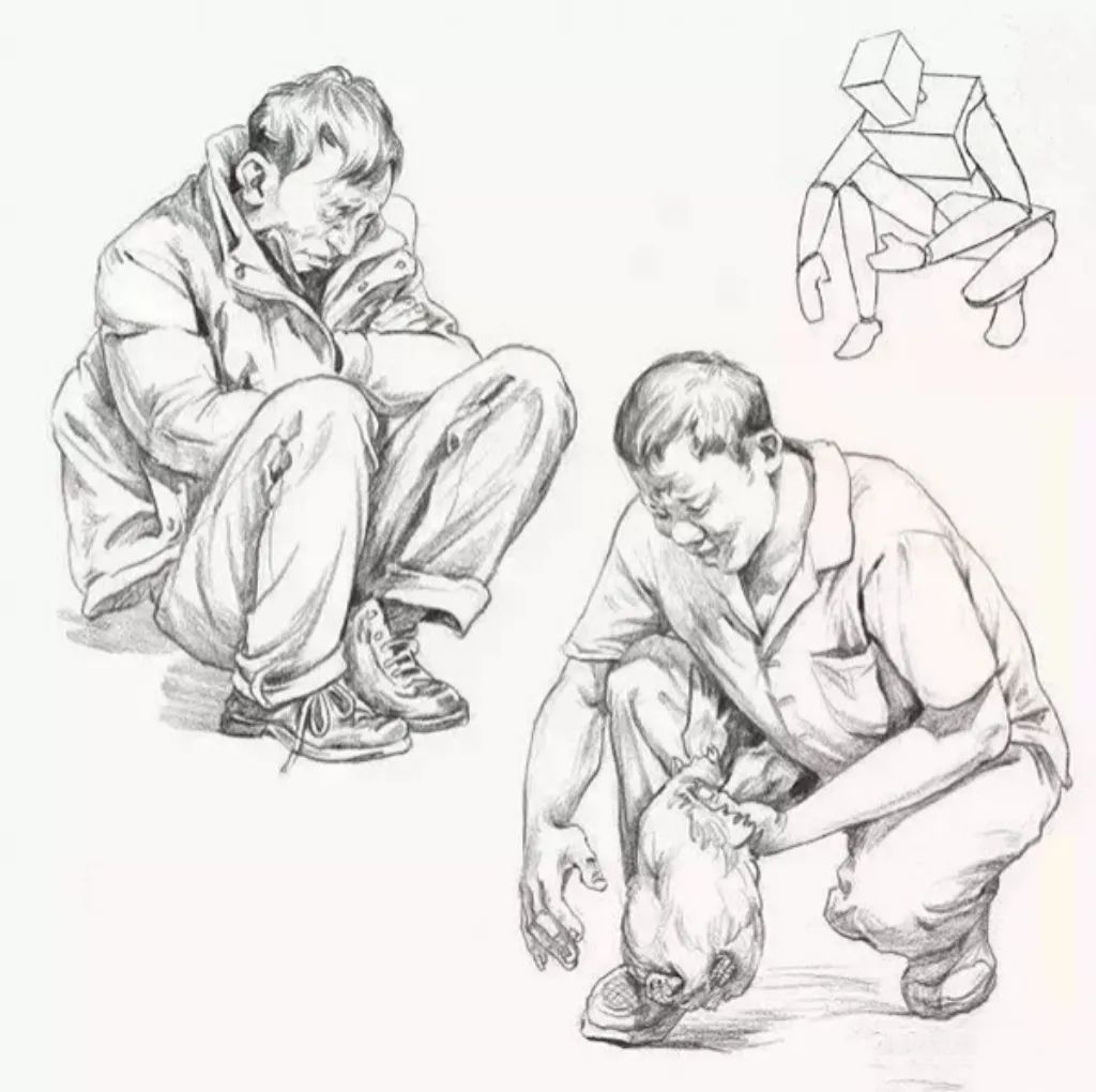 速写人物站姿方法与技巧,速写人物7个常见错误的解决办法