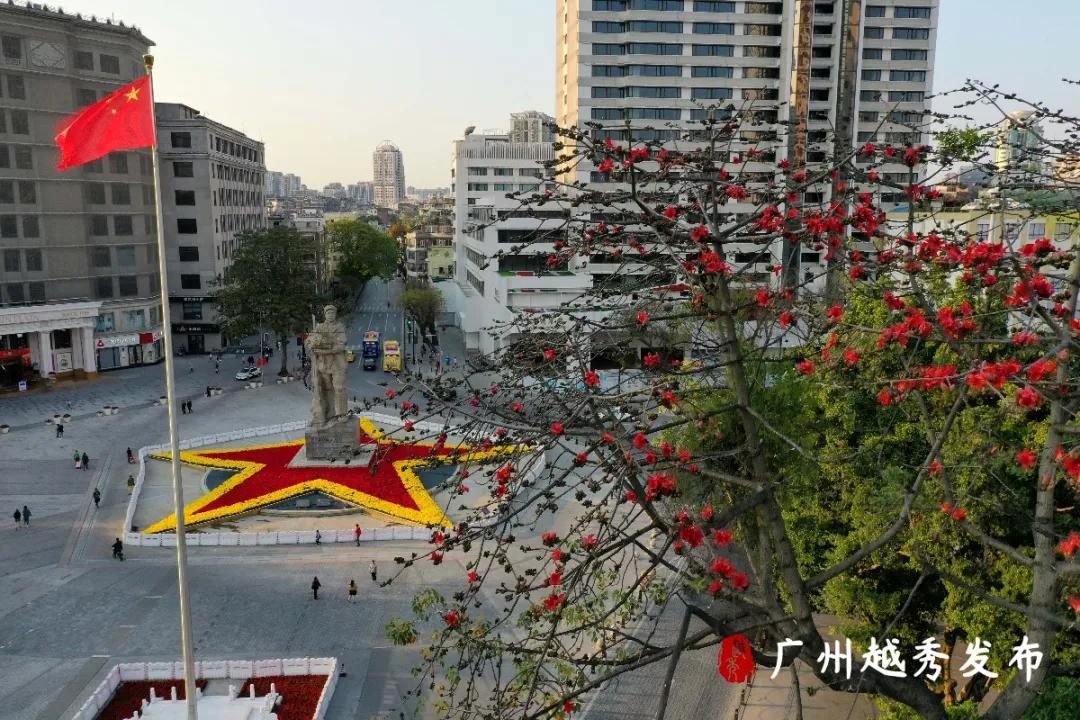 广州海珠广场美丽的风景,广州海珠广场历史故事