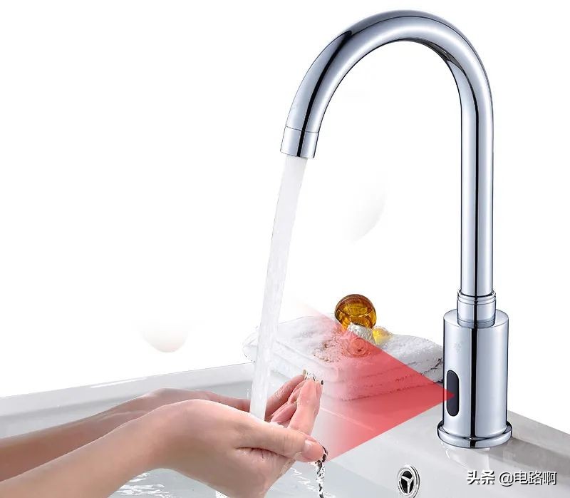 红外水龙头原理,红外线感应水龙头原理图