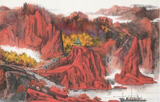 郜宗远写意山水视频,融汇贯通书法作品欣赏