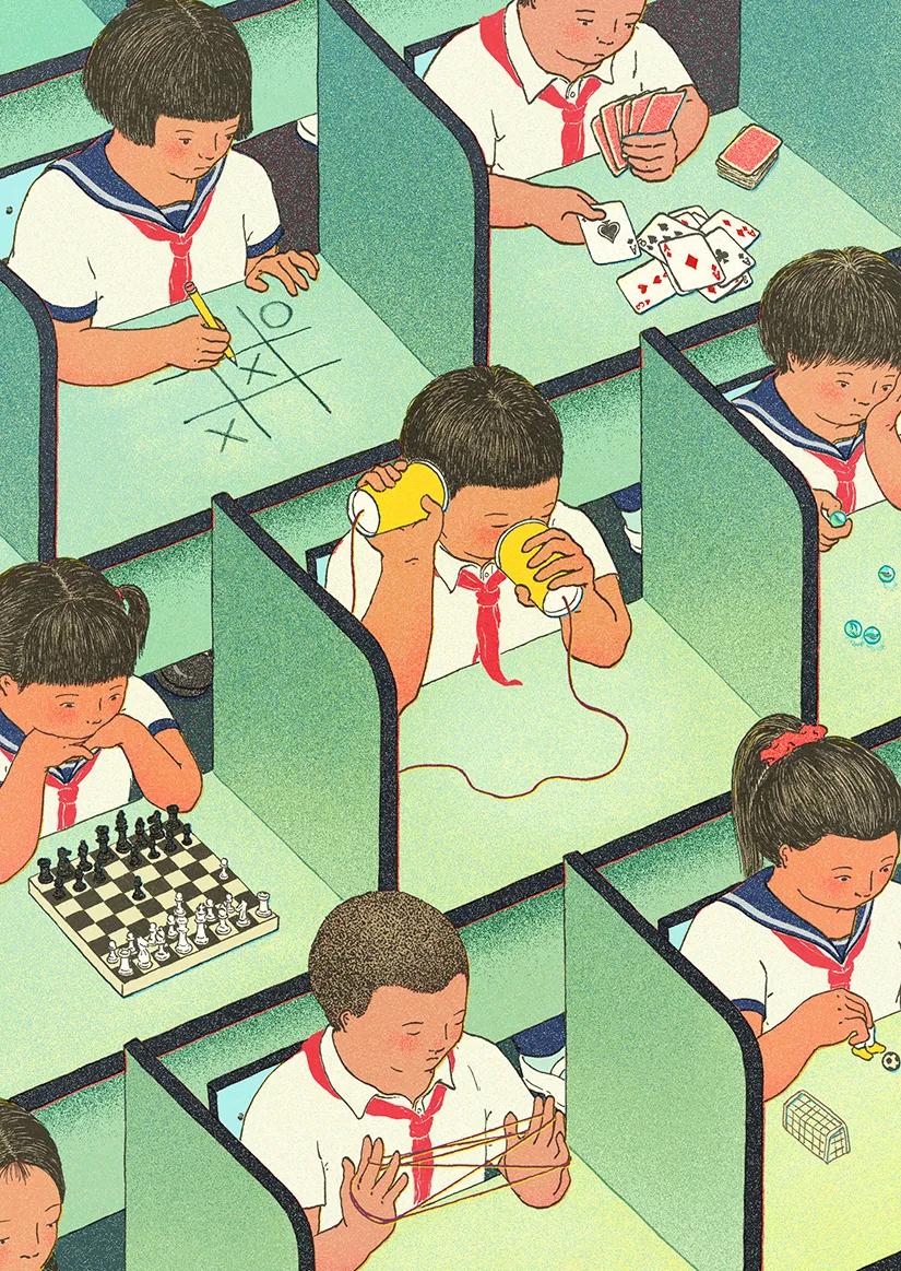 美国纽约视觉艺术学院插画,插画毕业展
