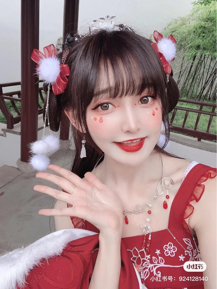 优雅lolita系妆容,复古英伦风lolita妆容
