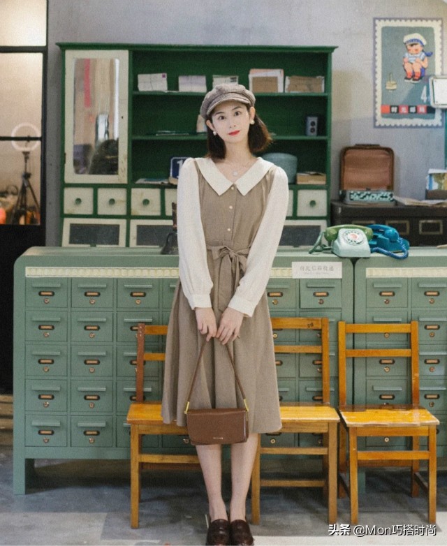 微胖女生的“藏肉法则”来了，瞧她！120没身材，穿衣却有女神范