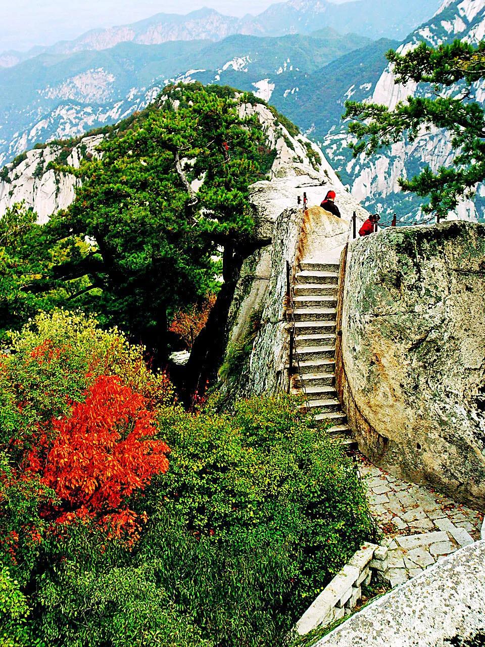 华山游览线路示意图,自由行华山一日游最佳路线