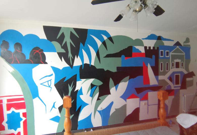 室外墙绘颜料持久不掉色,墙绘如何固色