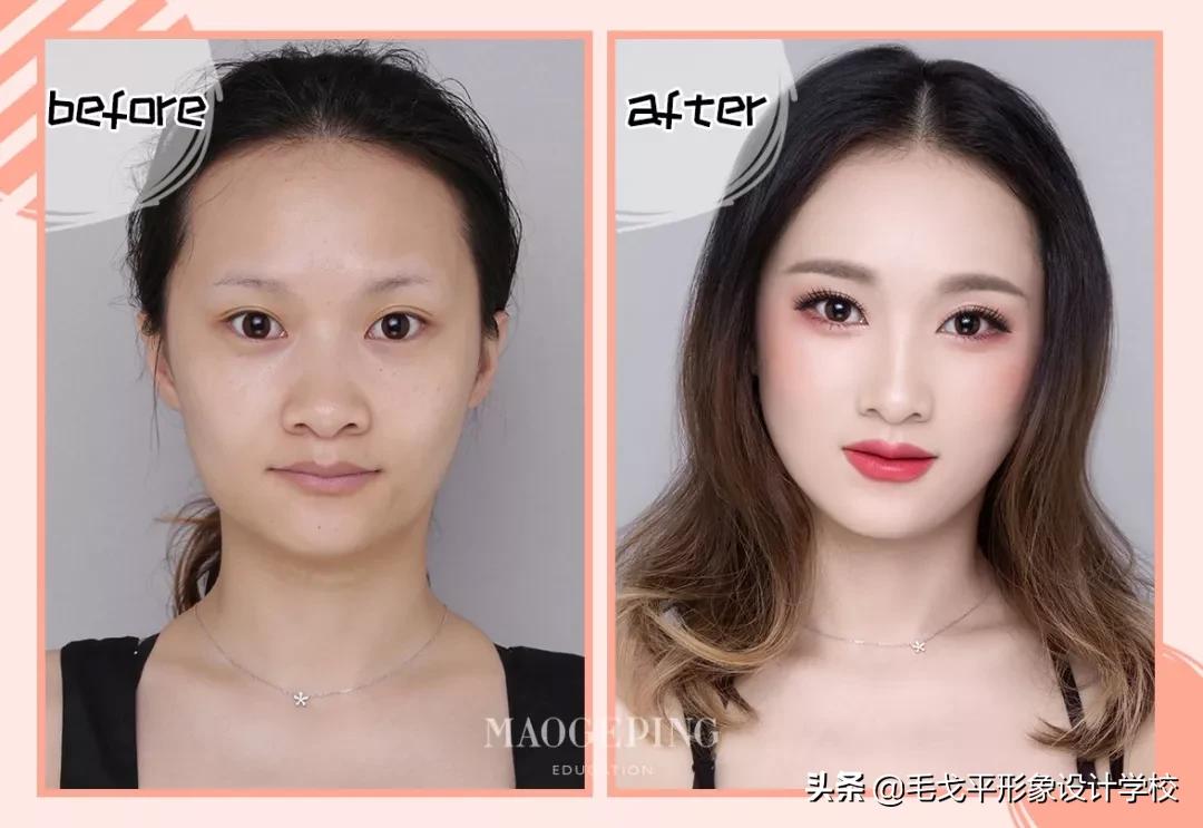 盘点女生化妆前后对比,为什么女生化妆和素颜差别那么大