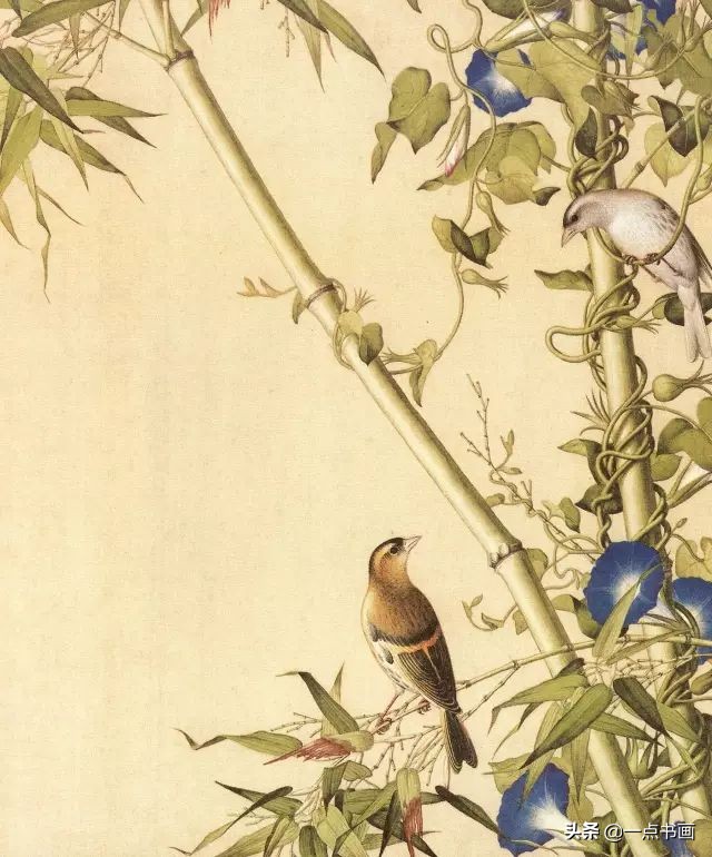 清代画家沈振麟花鸟动物作品欣赏,清代名家山水工笔画作品欣赏