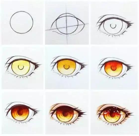 眼睛画完脸不知道怎么画,初学者画眼睛五种简单方法速成