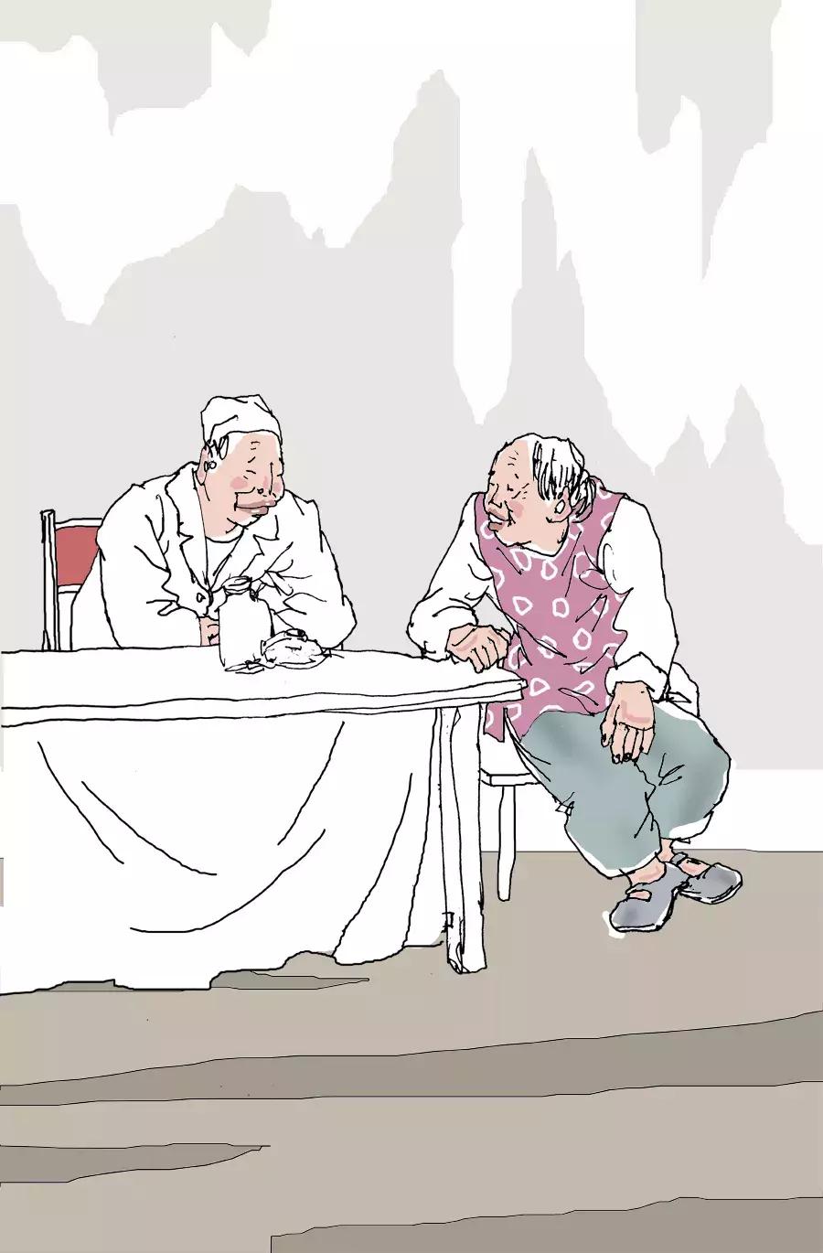 刘老汉的烦恼创作花絮,刘老汉新春连环画