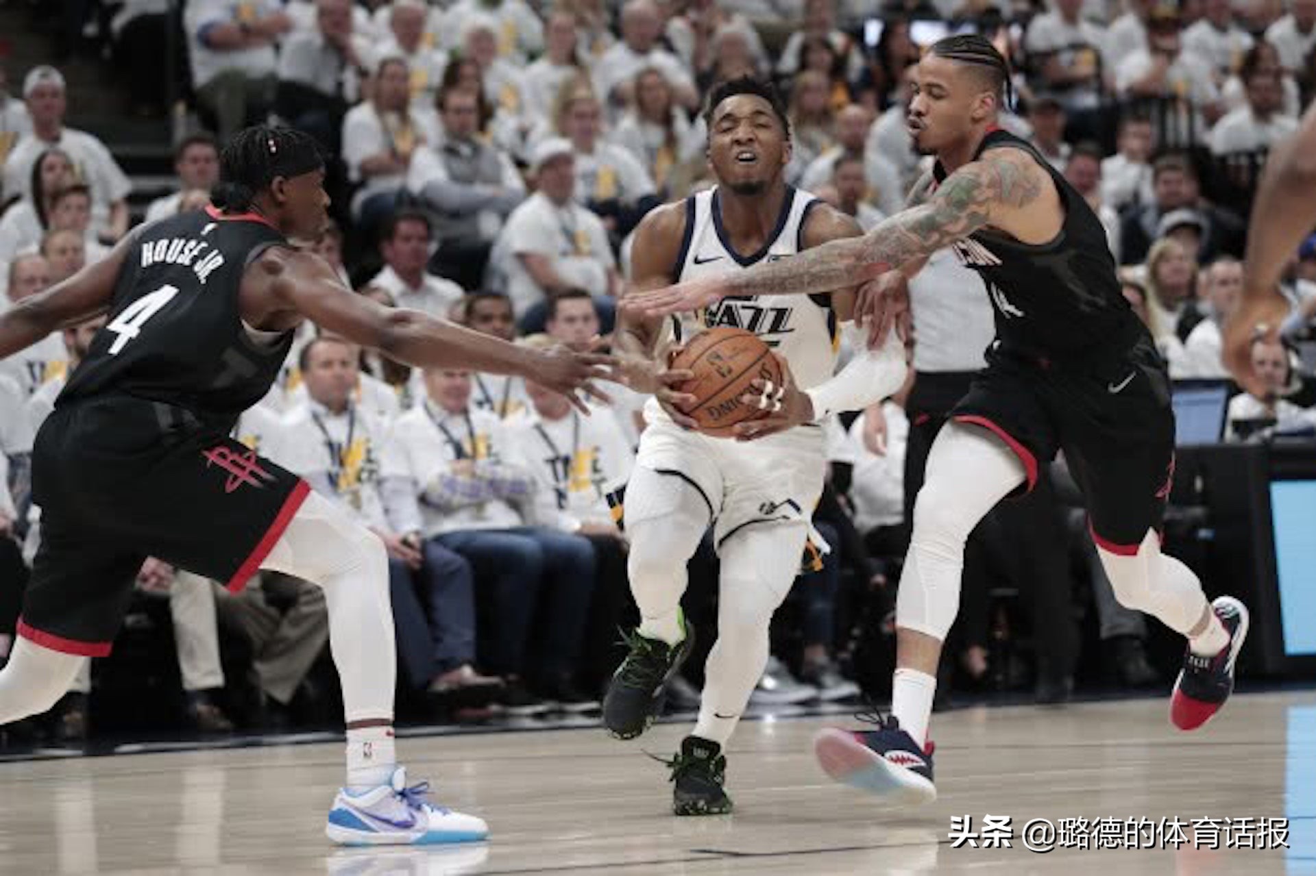 17-18赛季nba火箭对爵士,爵士vs火箭27个三分