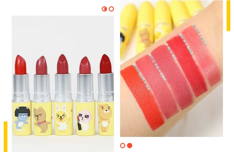 mac口红brickola和露华浓525,mac口红rubywoorussian