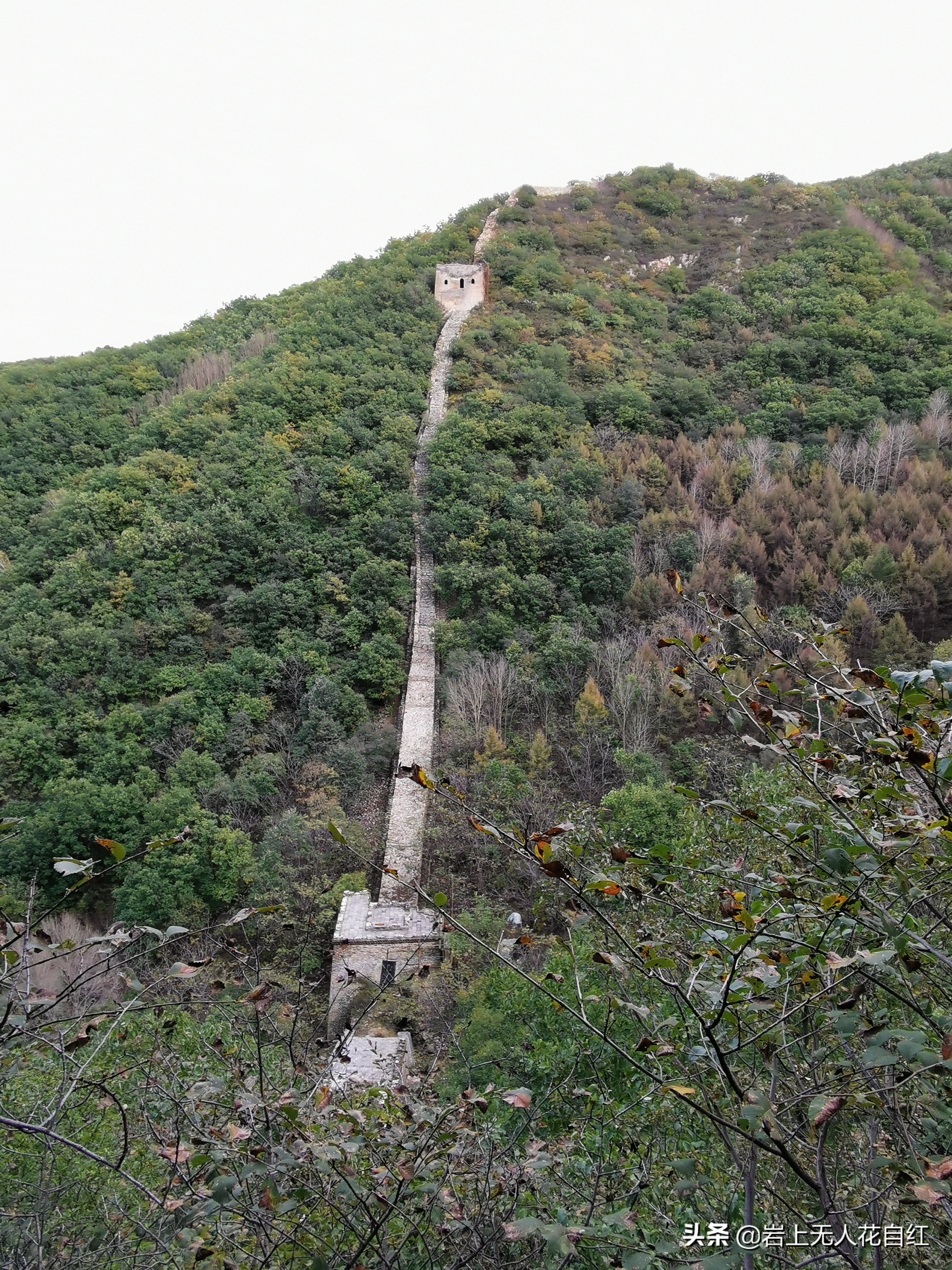 司马台东段长城之5：五道梁、倒班岭口之菱形楼、白头楼、水门洞