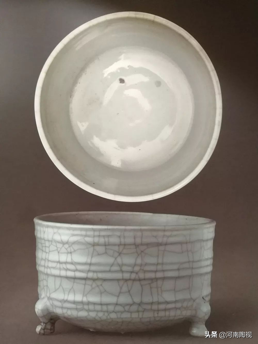 真假瓷器开片对比,瓷器开片什么意思