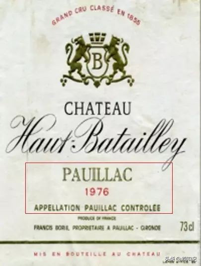 法国红酒酒标大全图片,法国葡萄酒酒标怎么看