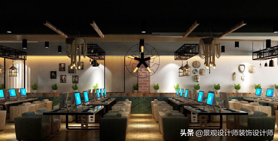 网咖设计效果图,网咖设计图哪找
