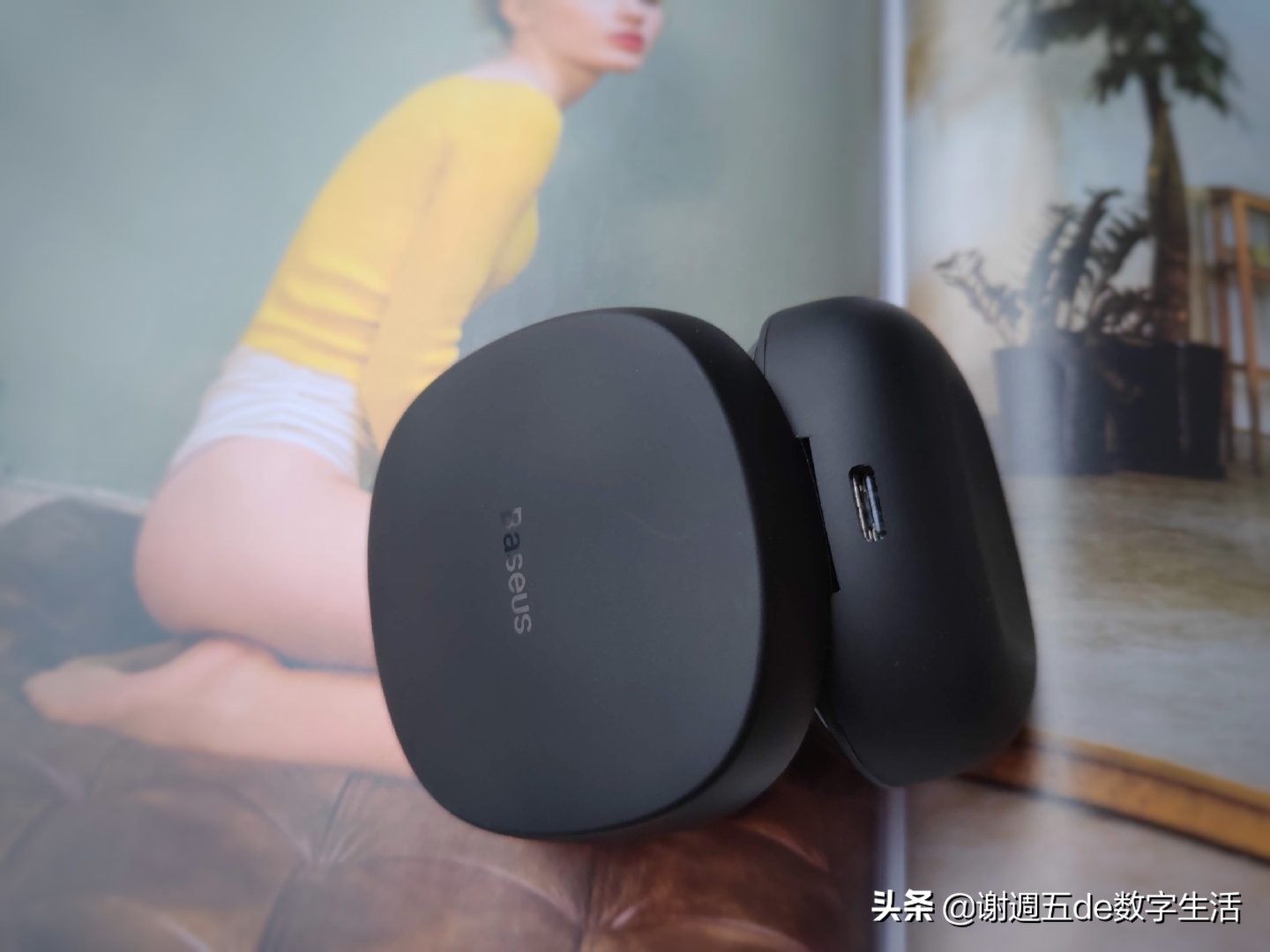 倍思耳机tws,百元tws降噪半入耳