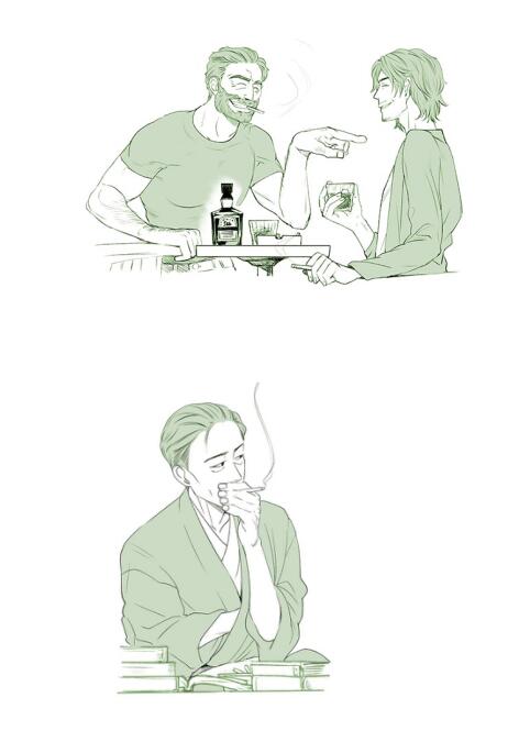 大叔怎么画正脸,成熟帅大叔画法