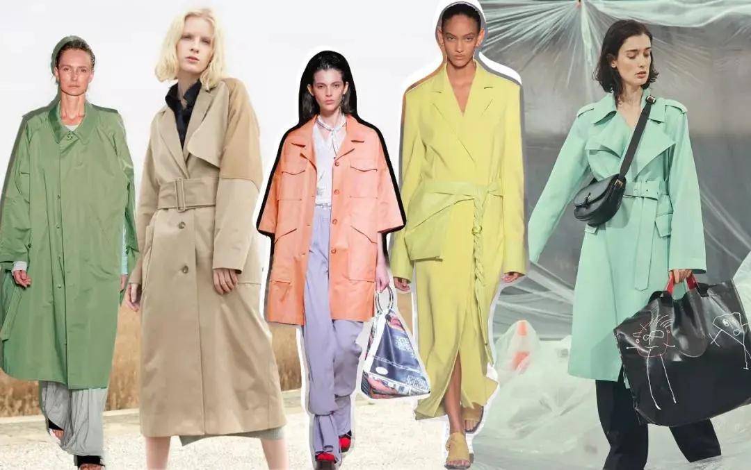 2020秋冬风衣流行趋势图,2020年风衣中长款