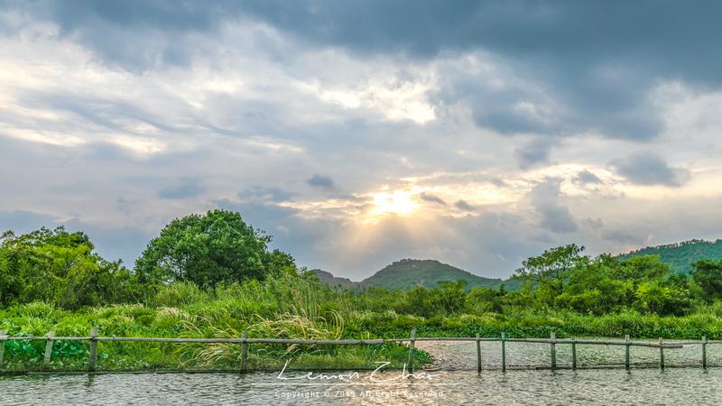 在德清下渚湖体验江南第一扳网捕鱼，水上竹筏漂流看夕阳，太美了