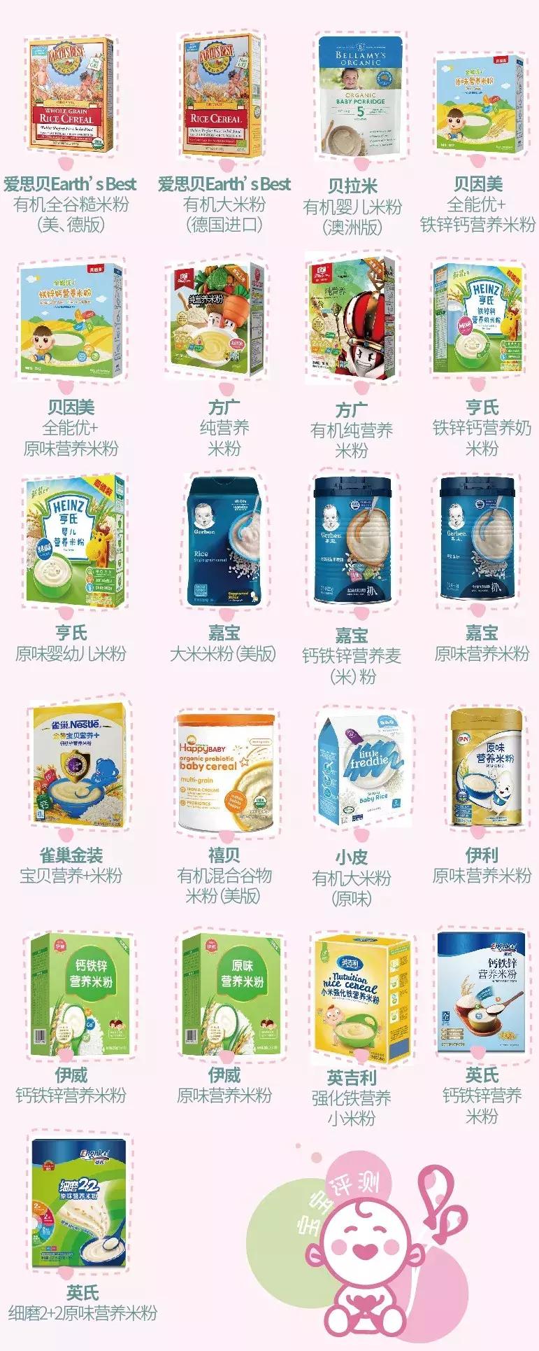 宝宝米粉选什么牌子老爸评测,测评21款米粉