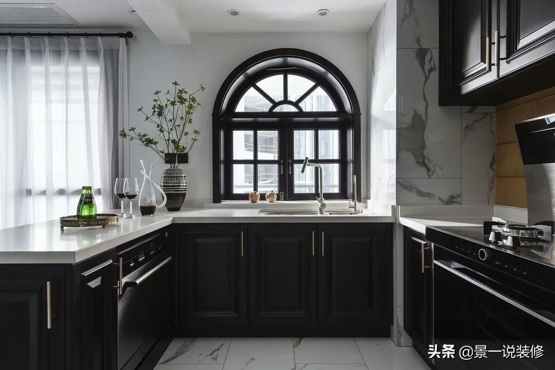 146㎡四室改三室，美式乡村混搭风，装修花费58万，漂亮