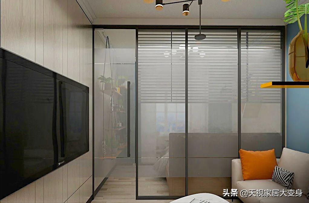 13.6平米卧室如何变两室，让老人子女都能住得下