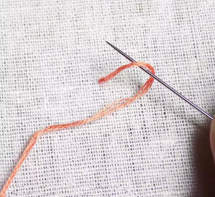 刺绣基本知识之刺绣针法,学刺绣教程绣字