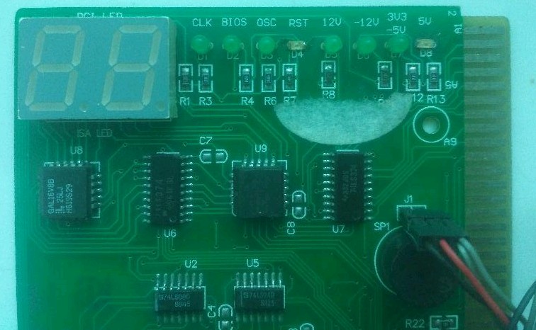 电脑主板故障诊断卡代码14,电脑主板显示代码00怎么修啊