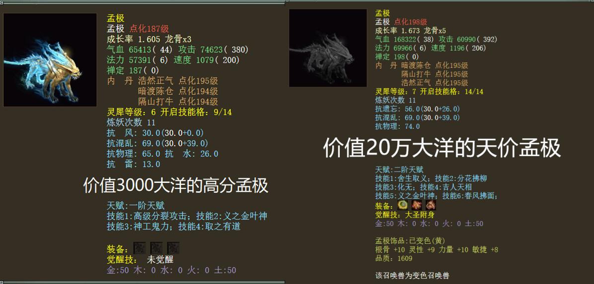 大话西游2：自古小熊出化无？盘点那些无法交易的终极宝宝