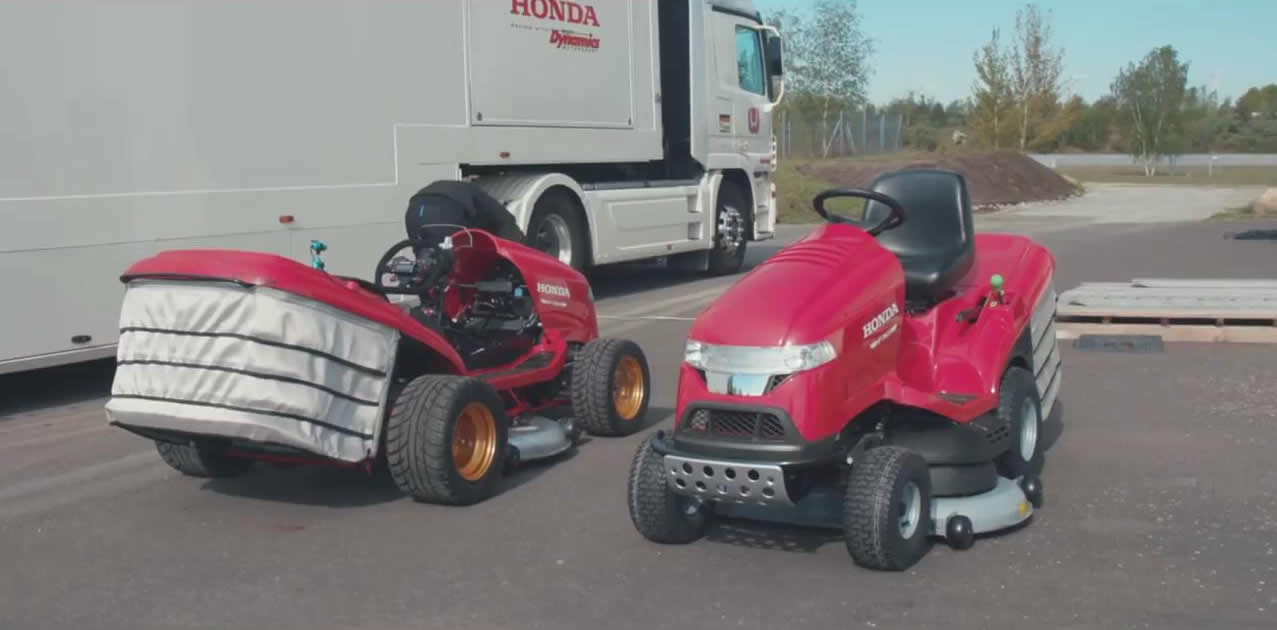 本田大功率自走式割草机,割草机30分钟被秒杀