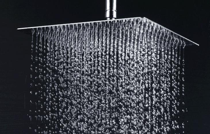 水压小增压花洒过滤,洗澡改用喷淋花洒节水